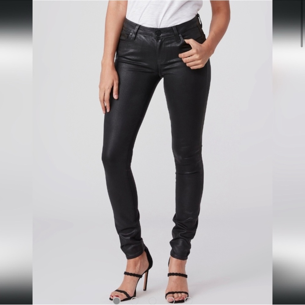 PAIGE Black Fog Ultra Skinny Jeans